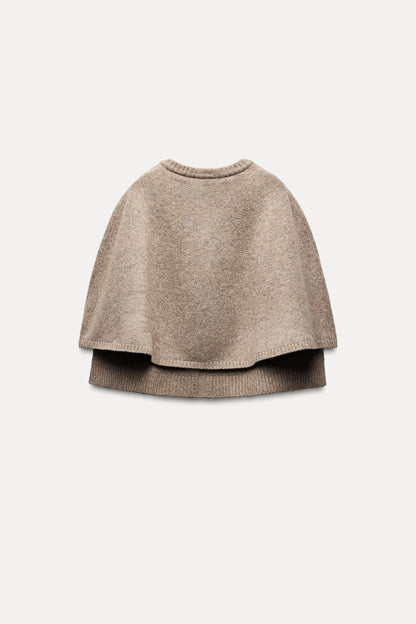 Sophia | Knit Cape Jacket