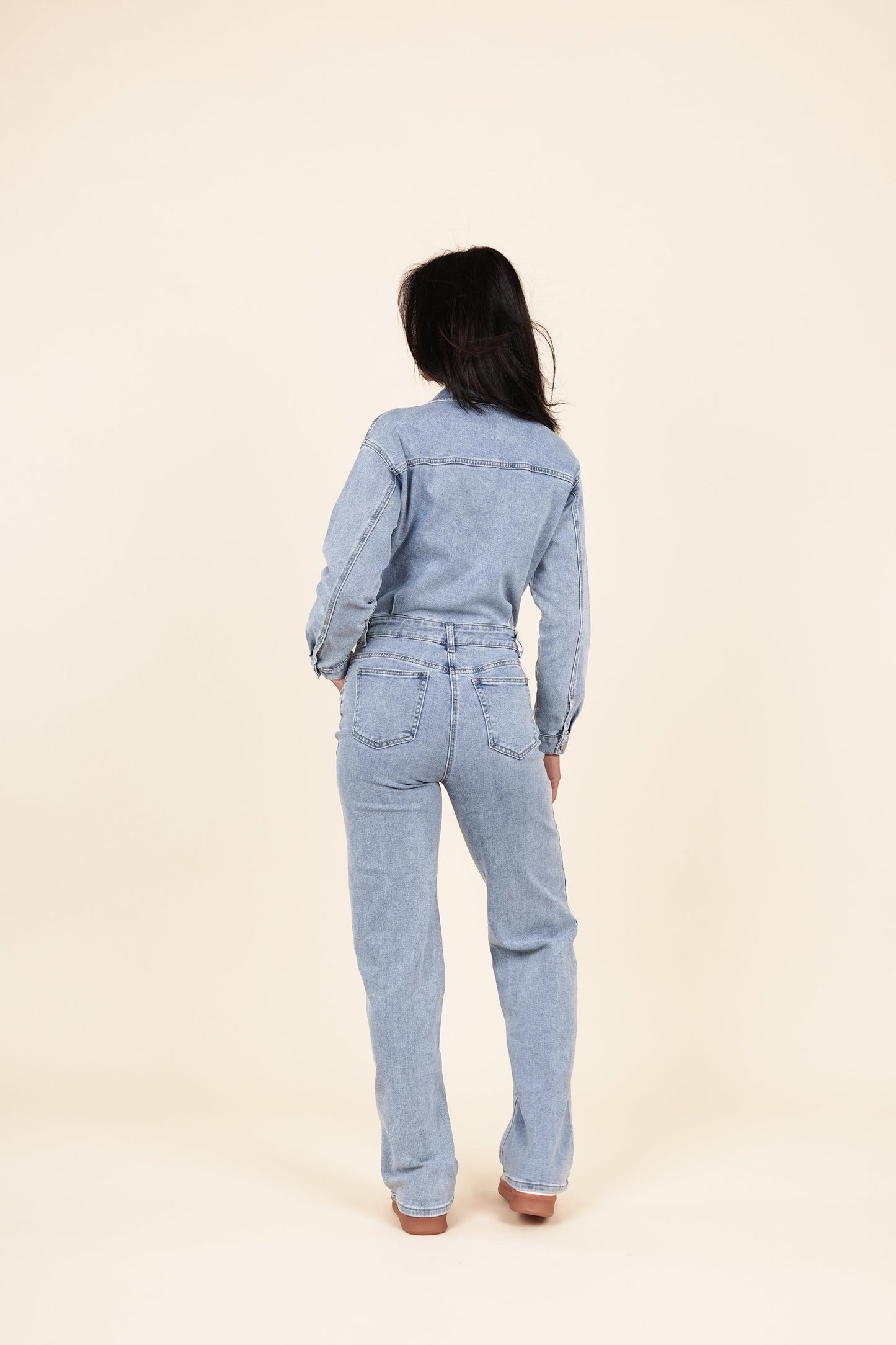 Jenna - Jumpsuit Denim Straight Leg