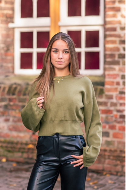 Lily | Groene Sweater