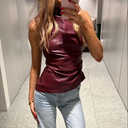 CARA | BURGUNDY TOP