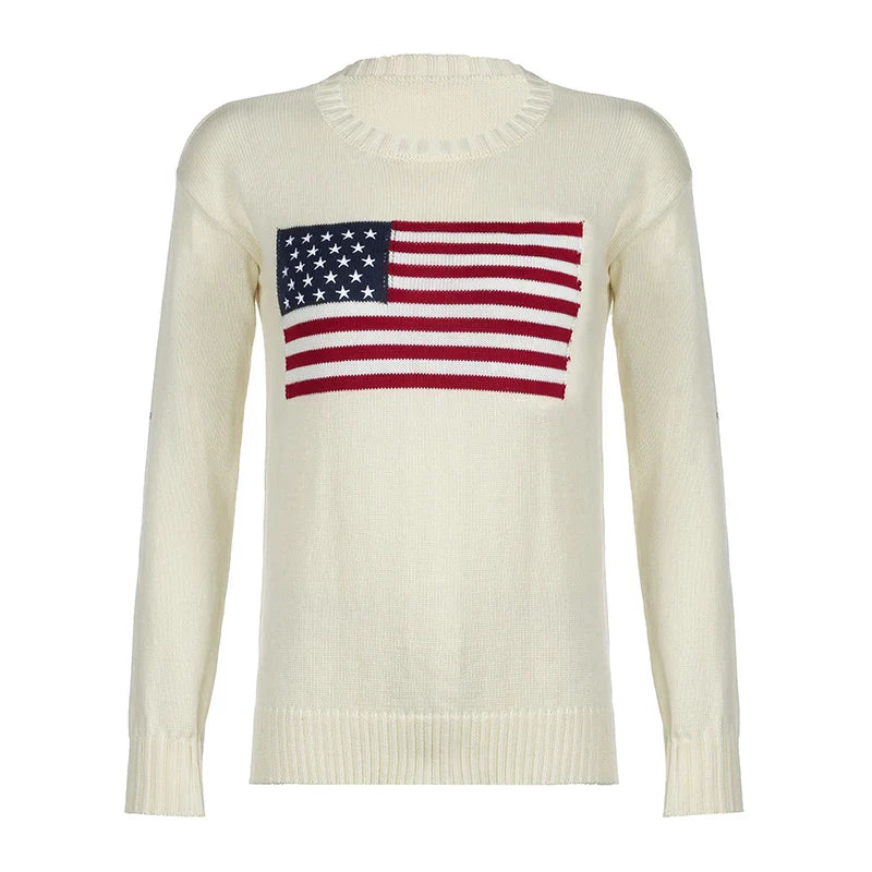 Sofie | American Flag Sweater