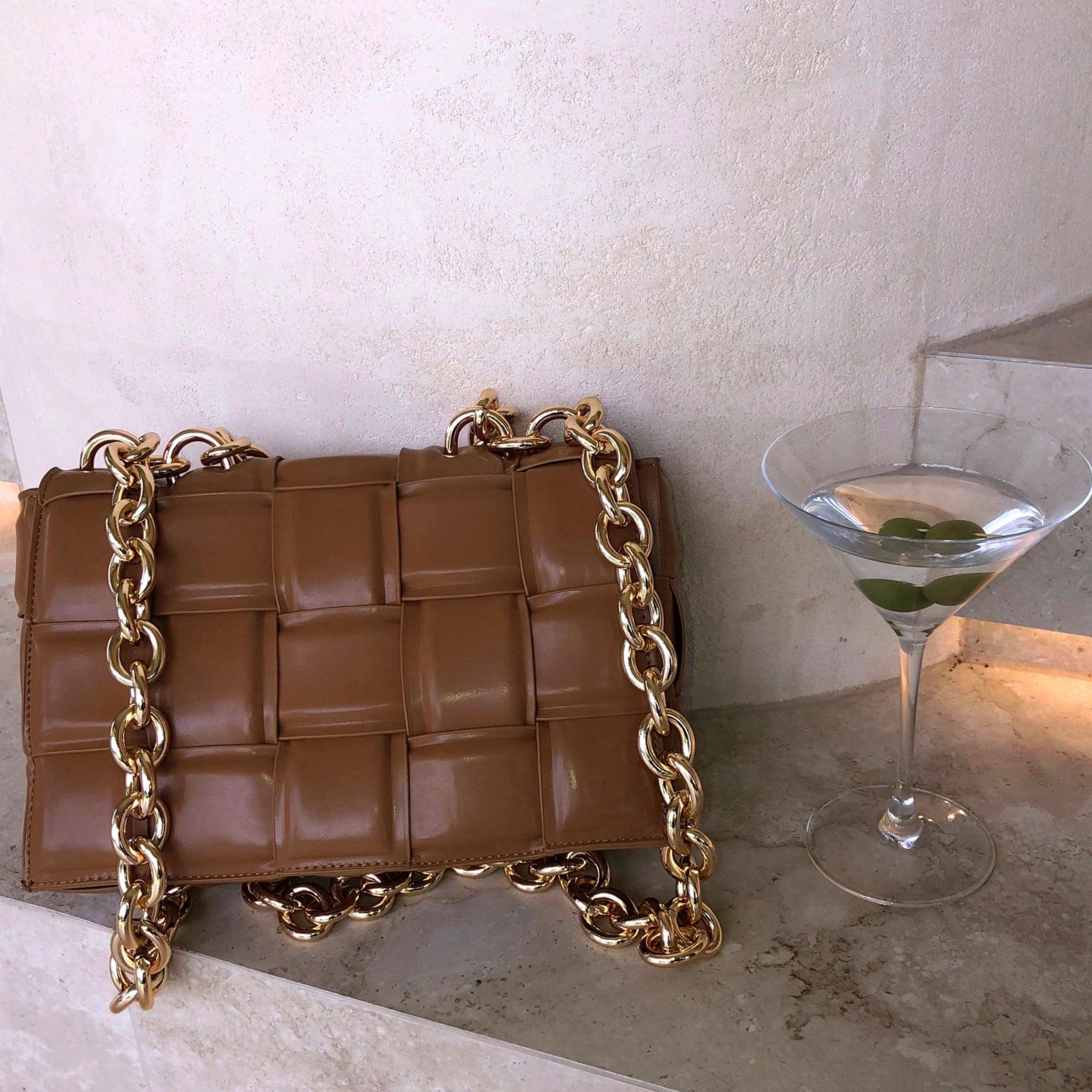Mimosa Handbag - Brown