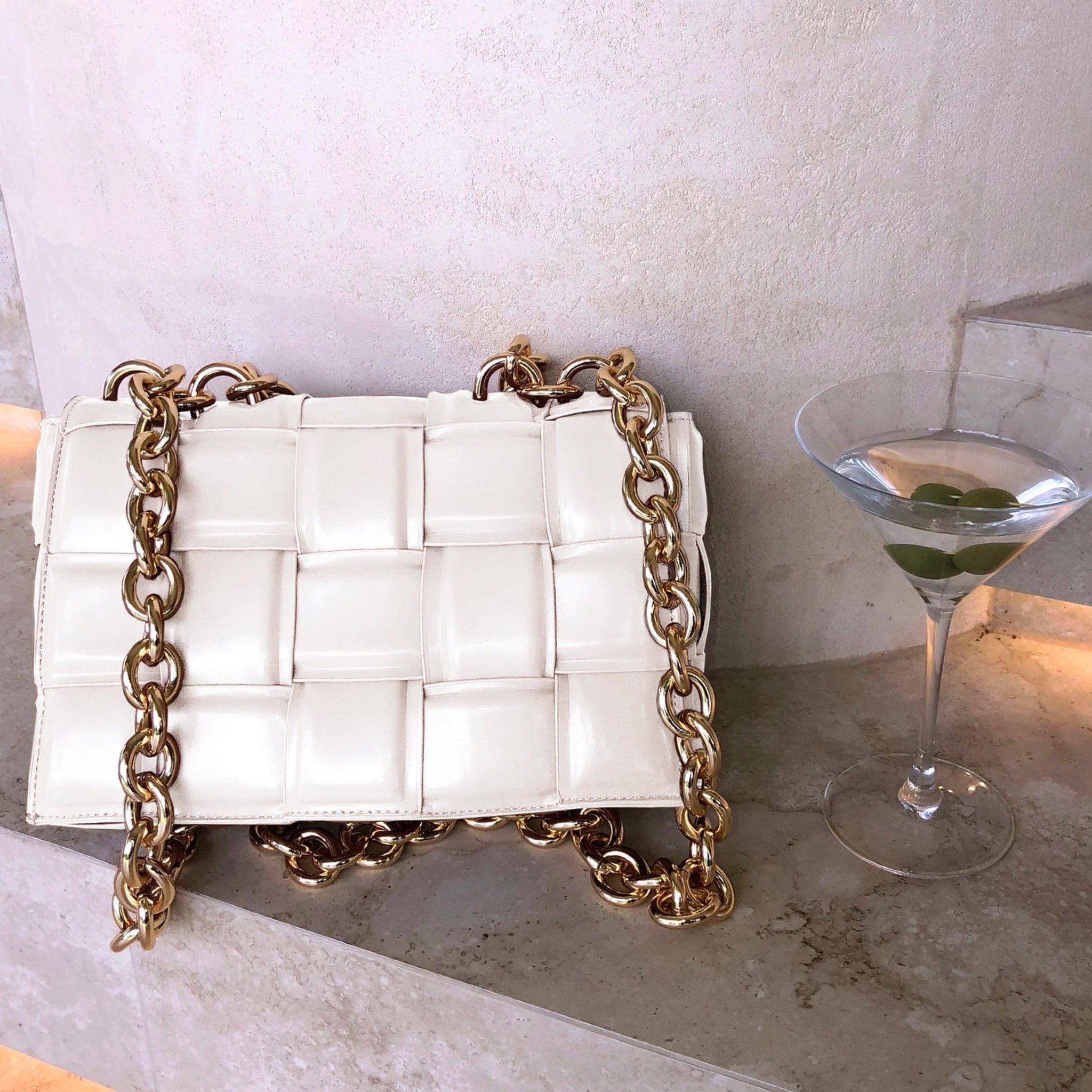 Mimosa Handbag - White