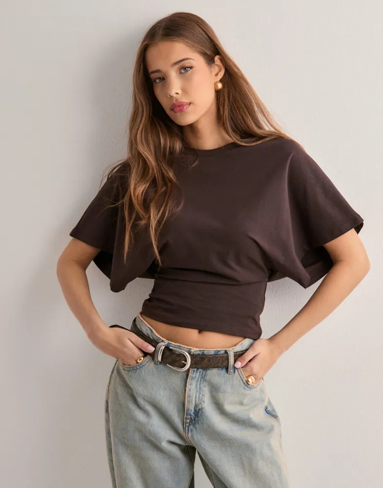 Stacy - Wide Sleeve T-shirt